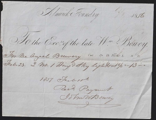 1856 alnwick foundry william - 1856,