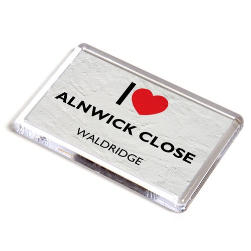Fridge magnet love alnwick - -,