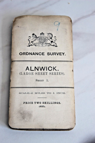 Vintage original map - original, of