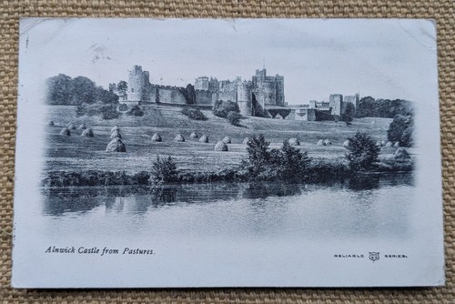 Alnwick castle from pastures - alnwick,