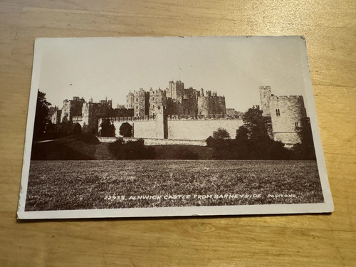 Postcard alnwick castle from - -,