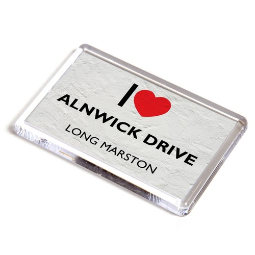 Fridge magnet love alnwick - fridge,