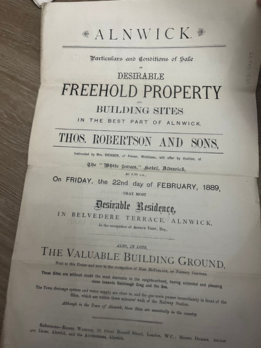 Particulars sale desirable