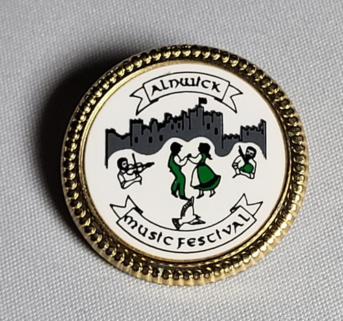 Alnwick music festival pin - alnwick,