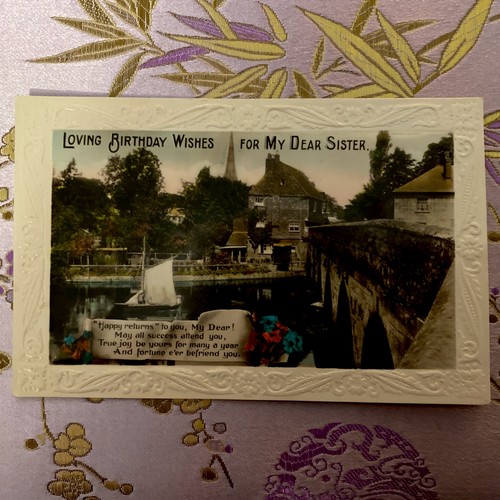Alnwick greetings postcard - alnwick,