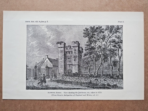 Alnwick abbey 1773 - alnwick, in