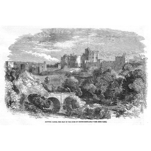 Alnwick castle seat - seat, of