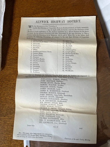 Alnwick highway district