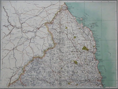 1898 northumberland map 127 - map.,
