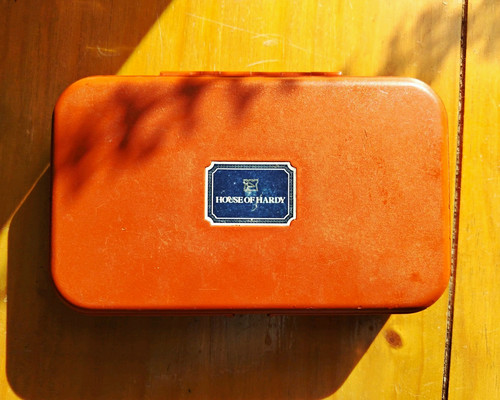 Vintage house hardy orange - vintage, of