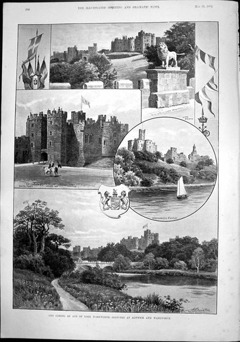 Antique print coming age - coming, lord