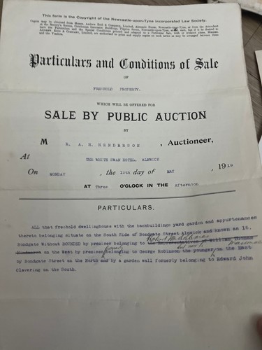 Sale public auction the - sale, at
