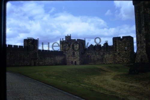 35mm slide alnwick castle - slide,